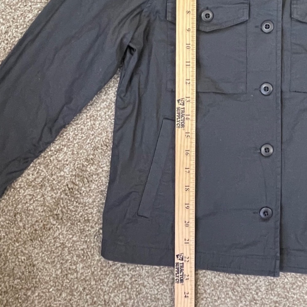 Vuori Womens Ripstop Jacket Charcoal Grey Organic Cotton VW523 Size XS - Picture 8 of 11